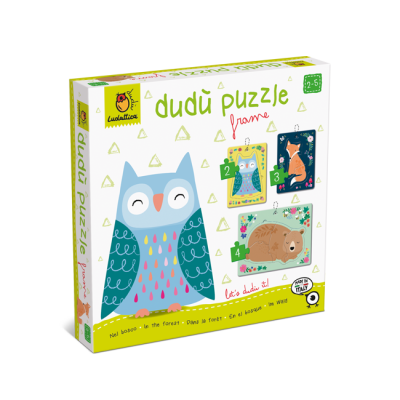 comprar puzzle dudú frame 2-3-4 piezas - en el bosque