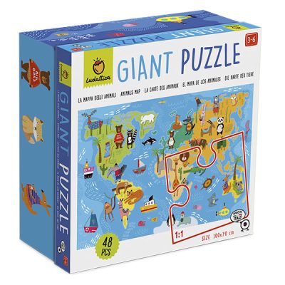 Comprar puzzle gigante mapa de los animales