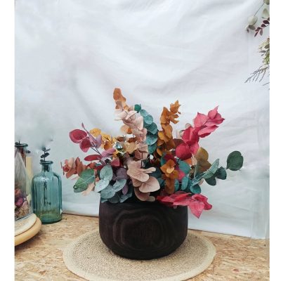 Centro Bellota Moka Eucalipto preservado