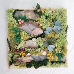 comprar jardín vertical de flor preservada